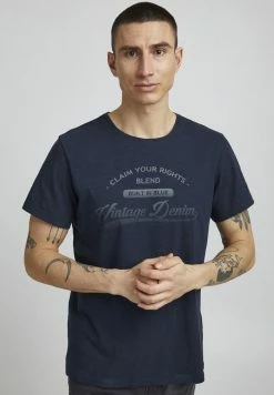 Meilleure affaire ⌛ Blend PILLO - T-shirt Imprimé -👗 Dress Blues 🎉