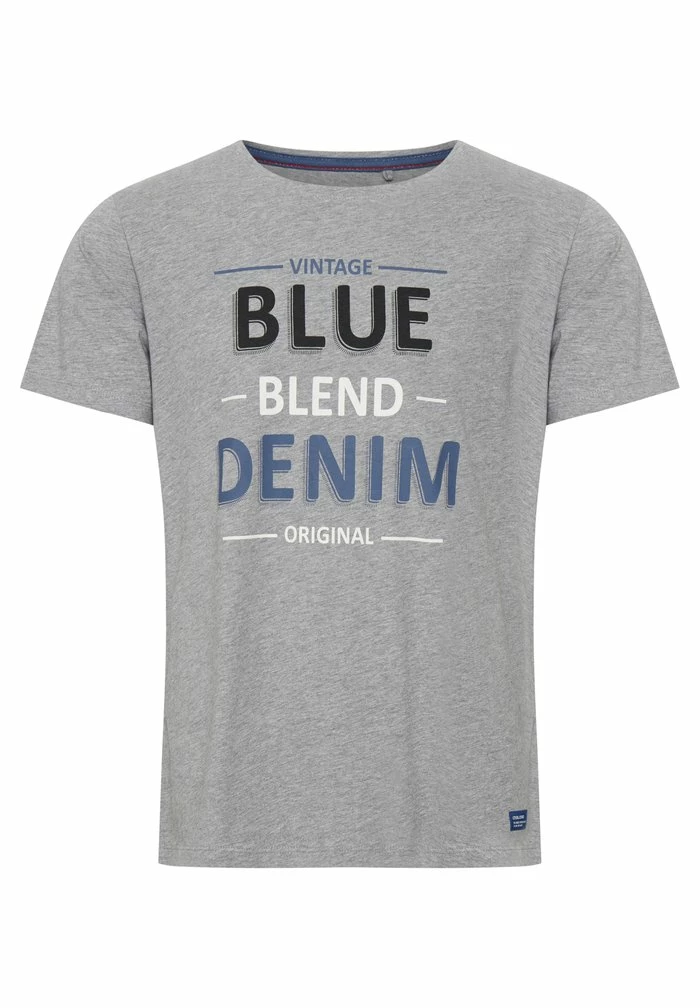 Grosses soldes 🛒 Blend BHARTUR - T-shirt Imprimé - Stone Mix 🔔 – Image 5
