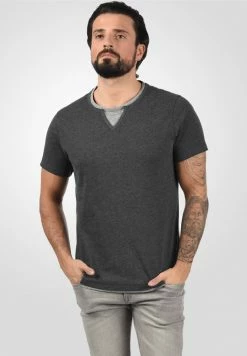 Tout neuf 🔔 Blend BHLEONIS - T-shirt Basique - Charcoal ⌛