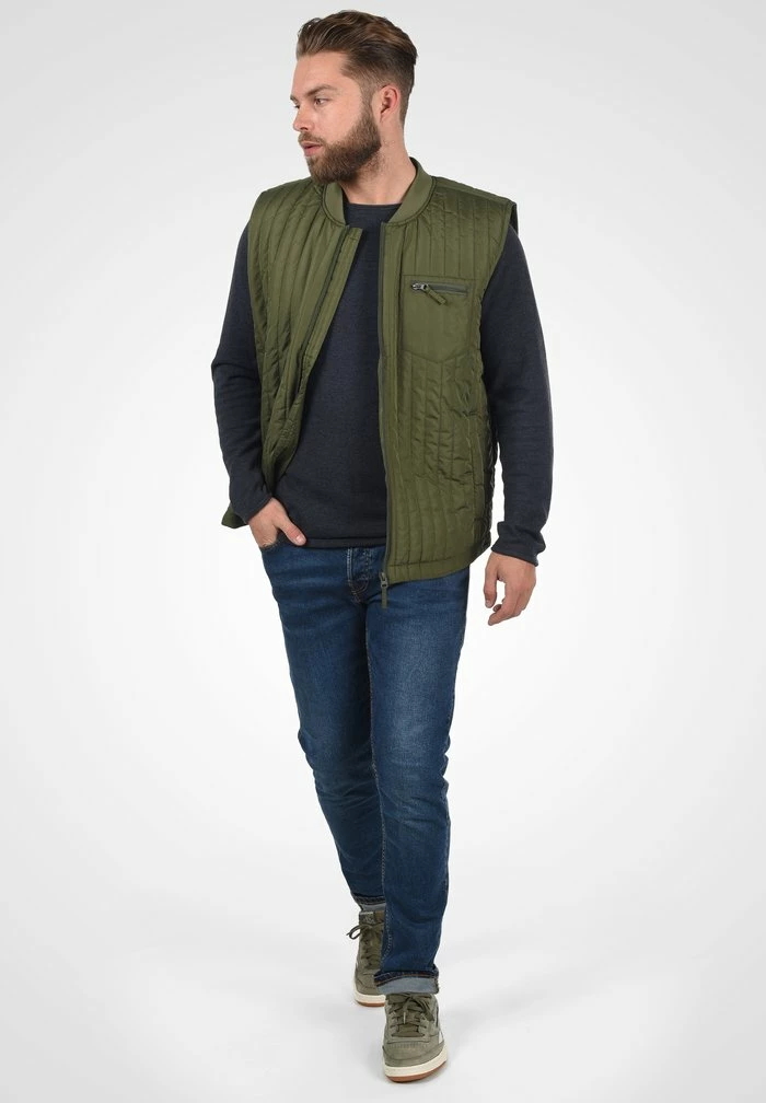 Budget 💯 Blend BHSTANLO - Veste Sans Manches - Dusty Olive 🧨 – Image 2