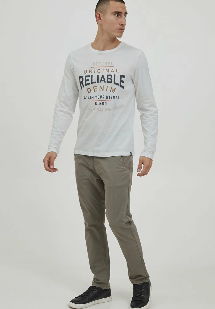 Remise 🤩 Blend BHGEORG - T-shirt à Manches Longues - Bright White 🎁 – Image 2