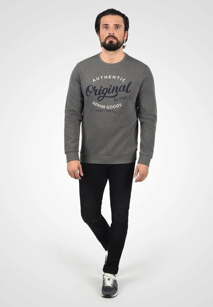 Bon marché 💯 Blend BHTHOMAS - Sweatshirt - Pewter Mix 🔔 – Image 2