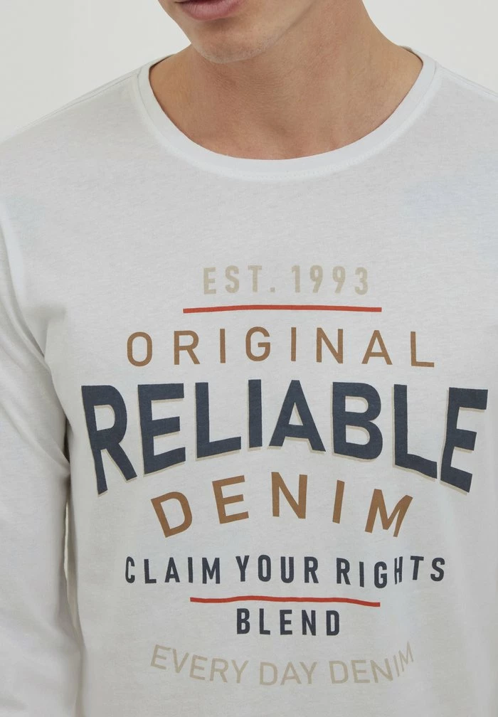 Remise 🤩 Blend BHGEORG - T-shirt à Manches Longues - Bright White 🎁 – Image 4