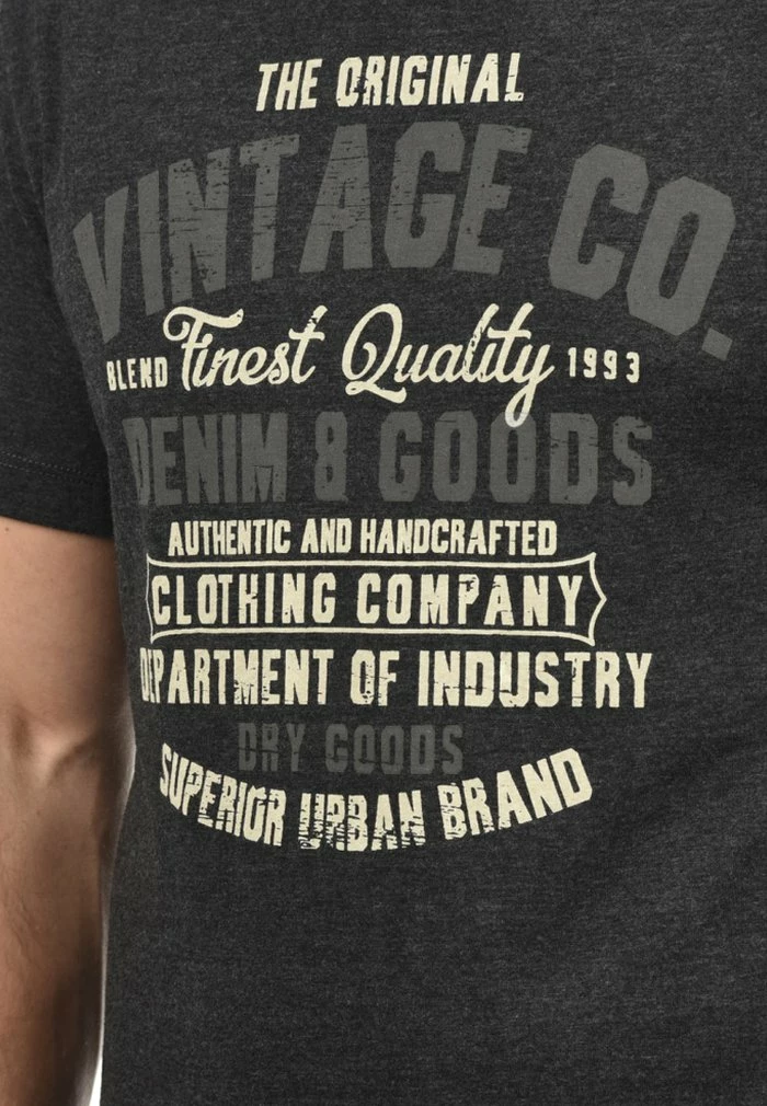 Meilleure vente 🔥 Blend BHVADIM - T-shirt Imprimé - Charcoal 🧨 – Image 3