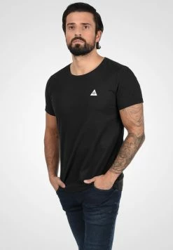 Grosses soldes 🛒 Blend BHBILL - T-shirt Basique - Black 💯