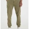 De gros 💯 Blend BHBHNAN PANTS - Pantalon Cargo - Martini Olive ❤️