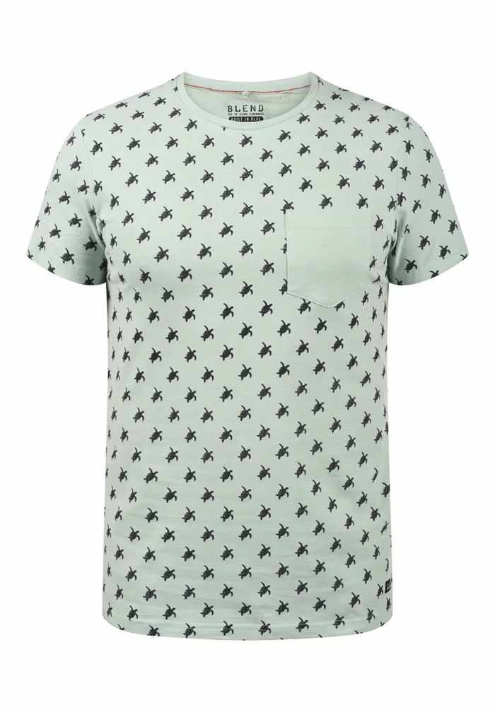 Meilleure vente ⌛ Blend BHTEE - T-shirt Imprimé - Foam Green ✔️ – Image 5