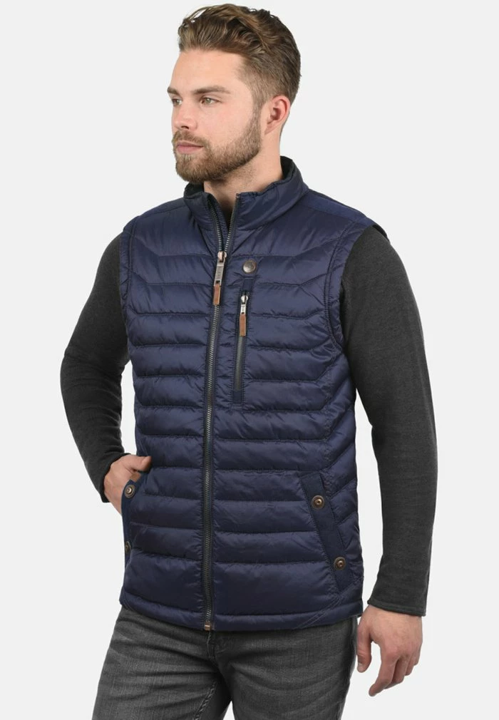 Le moins cher 💯 Blend BHCEMAL - Veste Sans Manches - Navy 🎁
