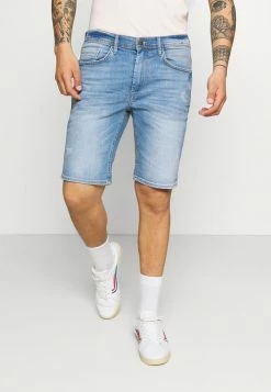 Meilleure vente ✔️ Blend SCRATCHES - Short En Jean - Denim Light Blue 🎁