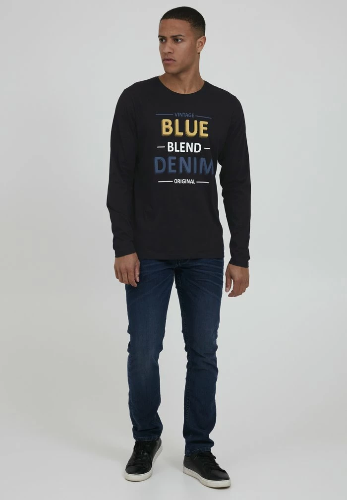 Bon marché 😍 Blend BHARNOLD - T-shirt à Manches Longues - Black 🤩 – Image 2