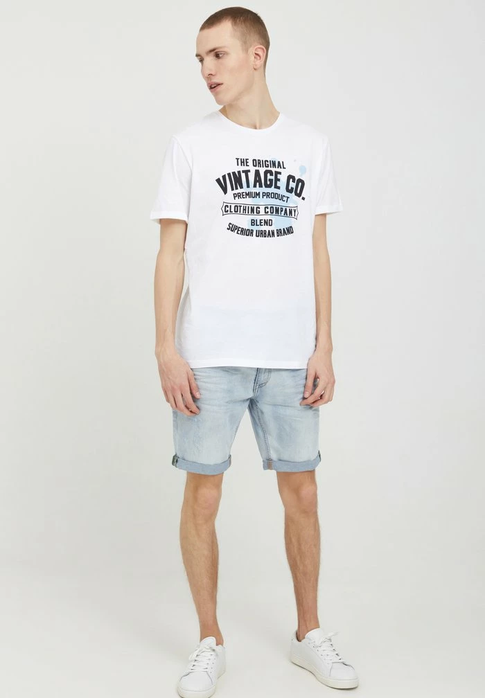 Coupon 🎉 Blend BHTEE - T-shirt Imprimé - Bright White 🔥 – Image 2