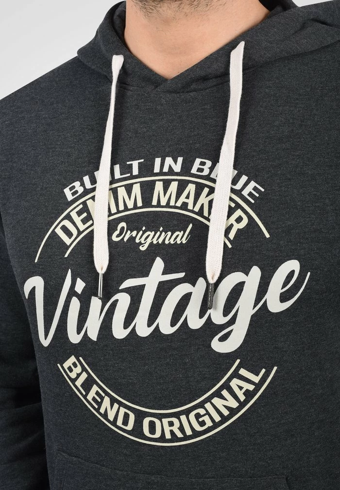 Vente flash đ Blend BHTOBIAS - Sweat à Capuche - Charcoal â â Image 4