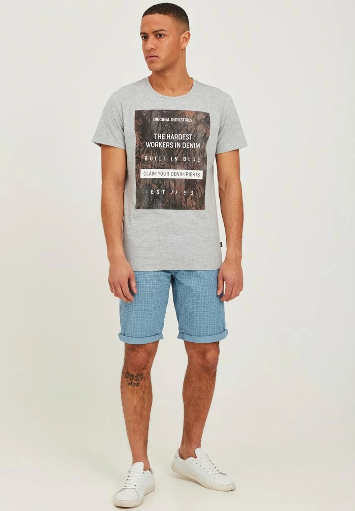 Budget ❤️ Blend BHELIAS - T-shirt Imprimé - Stone Mix 🤩 – Image 2