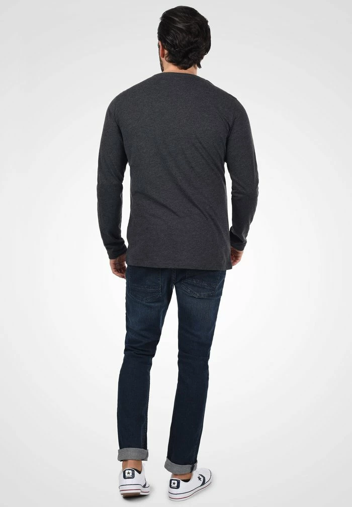 Bon marché 🛒 Blend BHDOPPER - T-shirt à Manches Longues - Charcoal 👏 – Image 2