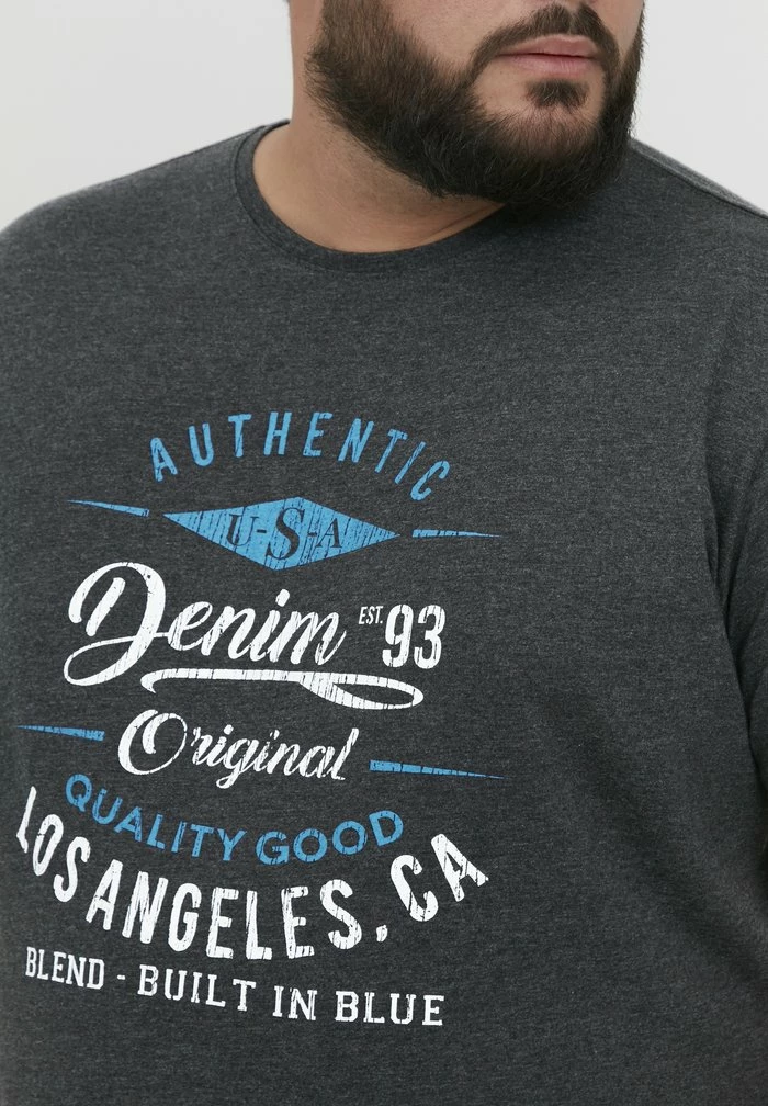 Vente flash 😀 Blend BHDOPPLER BT - T-shirt Imprimé - Charcoal Mix 🎉 – Image 4