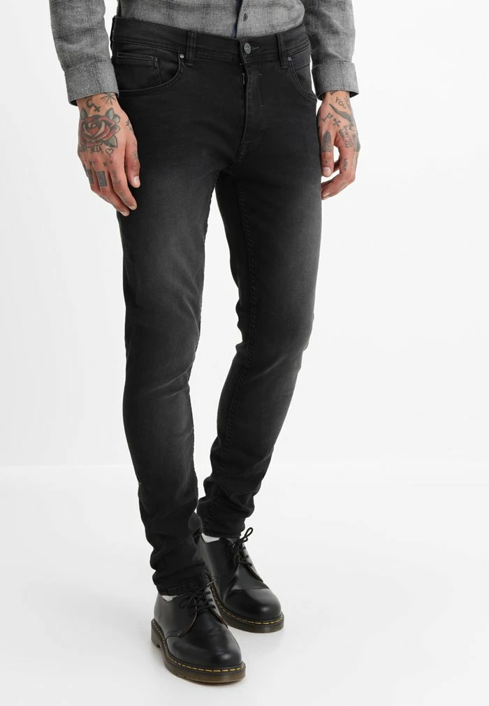 Meilleure vente 😀 Blend BHJET FIT - Jean Slim - Denim Black 😀