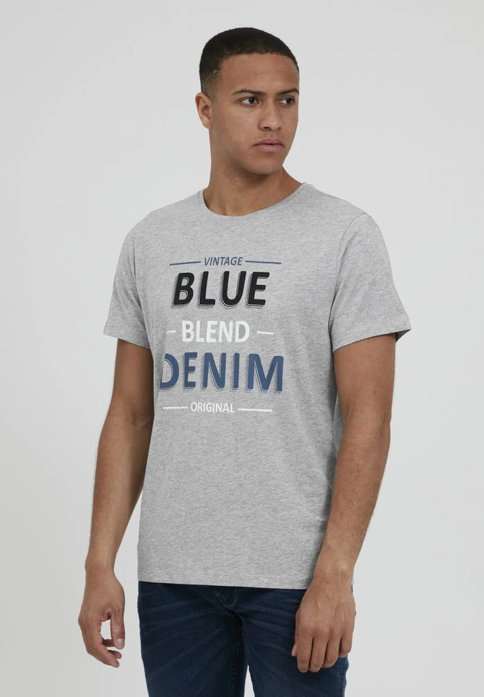 Grosses soldes 🛒 Blend BHARTUR - T-shirt Imprimé - Stone Mix 🔔