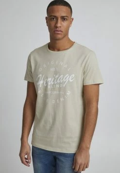 Nouveau 😀 Blend BHABRAHAM - T-shirt Imprimé - Oyster Gray 👍