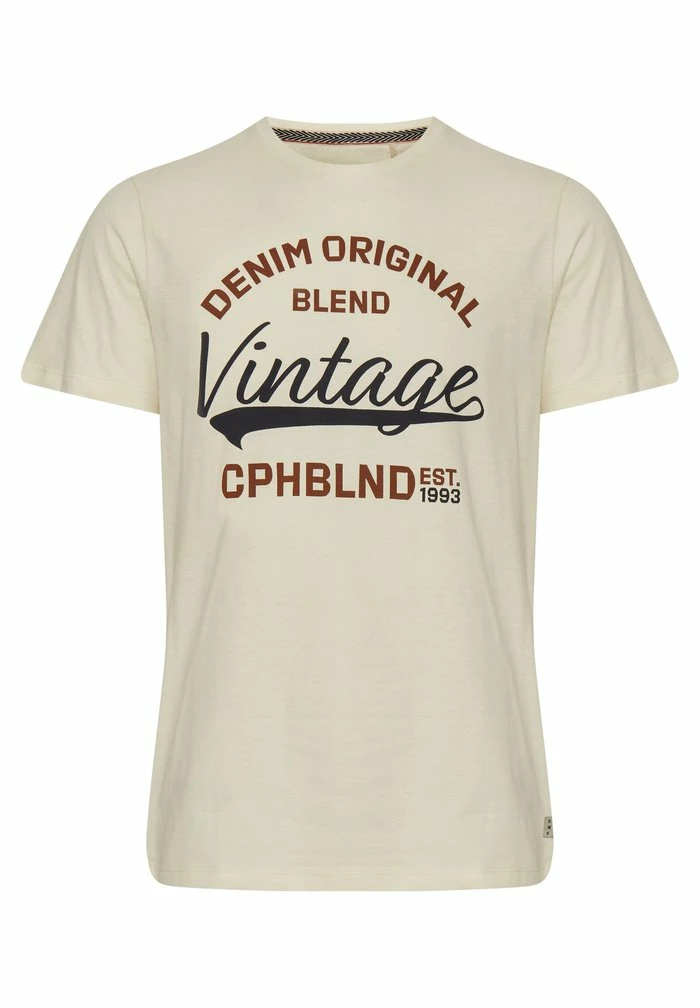 Tout neuf 😀 Blend BHERWIN - T-shirt Imprimé - Egret ⭐ – Image 6