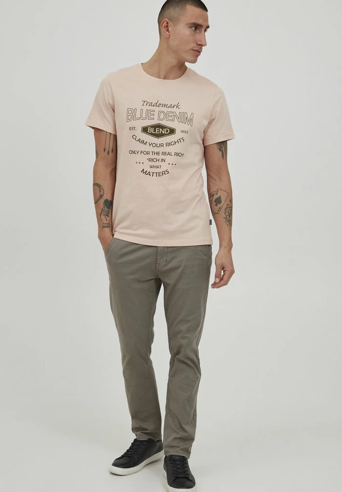 Grosses soldes 🎉 Blend BHADAM - T-shirt Imprimé - Rose Smoke 🌟 – Image 2