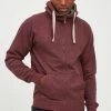 Sortie 💯 Blend BHSPEEDY - Sweat à Capuche Zippé - Bordeaux ✔️