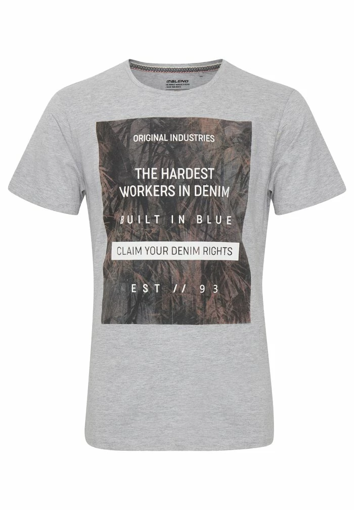 Budget ❤️ Blend BHELIAS - T-shirt Imprimé - Stone Mix 🤩 – Image 6