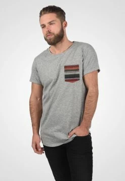 Le moins cher 🛒 Blend ELANDRO - T-shirt Imprimé - Stone Mix ⭐