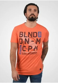 Le moins cher 🎉 Blend BHTEE - T-shirt Imprimé - Nasturtium Red ✨