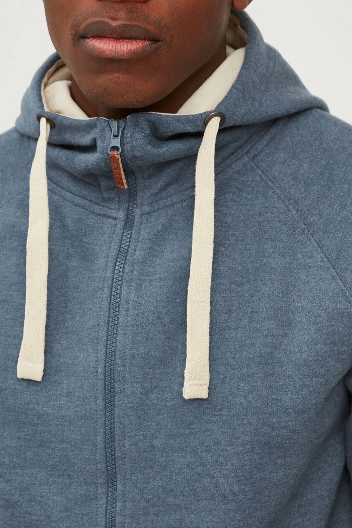 Vente flash 🔥 Blend BHSPEEDY - Sweat à Capuche Zippé - Ensign Blu ⭐ – Image 4