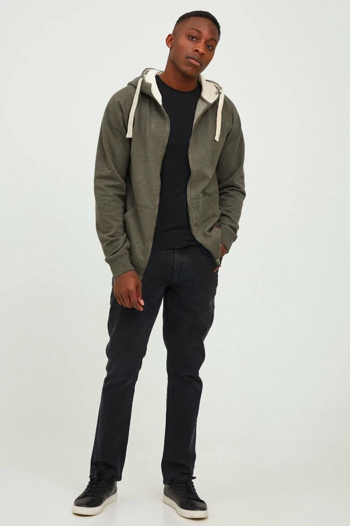 Nouveau ⌛ Blend BHSPEEDY - Sweat à Capuche Zippé - Ivy Green ✨ – Image 2