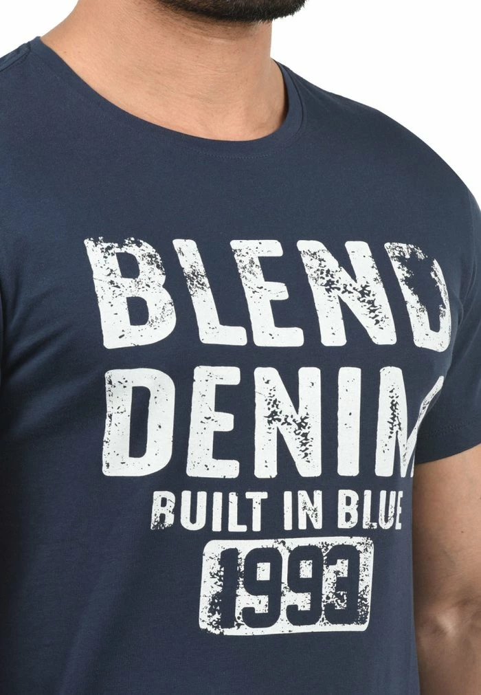 Les meilleures critiques de 🎉 Blend BHDANO - T-shirt Imprimé - Navy 🧨 – Image 3