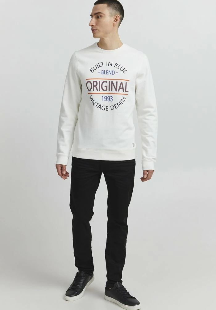 Le moins cher 🛒 Blend Sweatshirt - Snow White 🧨 – Image 2