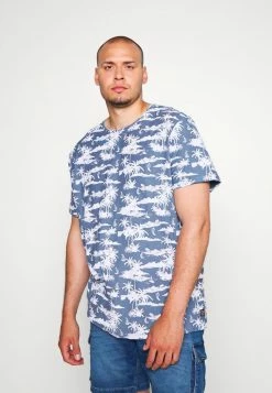 Meilleure affaire 👍 Blend T-shirt Imprimé - Copen Blue ✔️