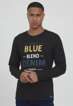 Bon marché 😍 Blend BHARNOLD - T-shirt à Manches Longues - Black 🤩