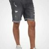 Acheter 🛒 Blend BHAVER - Short En Jean - Denim Dark Grey ❤️