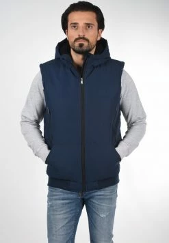 Coupon ⌛ Blend BHELANO - Veste Sans Manches -👗 Dress Blues 🤩