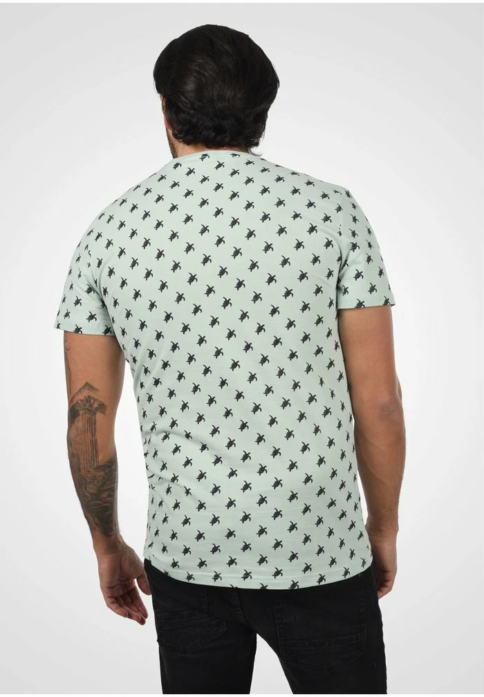 Meilleure vente ⌛ Blend BHTEE - T-shirt Imprimé - Foam Green ✔️ – Image 3