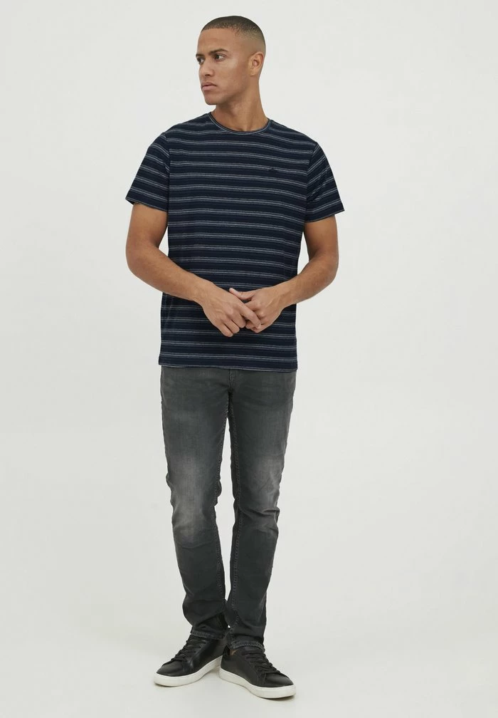 Vente flash 🎉 Blend BHTEE - T-shirt Imprimé - Blue 👍 – Image 2