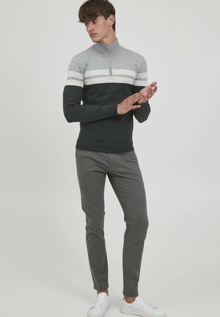 Meilleure affaire 🌟 Blend BHNARESH - Pullover - Grey 🎁 – Image 2