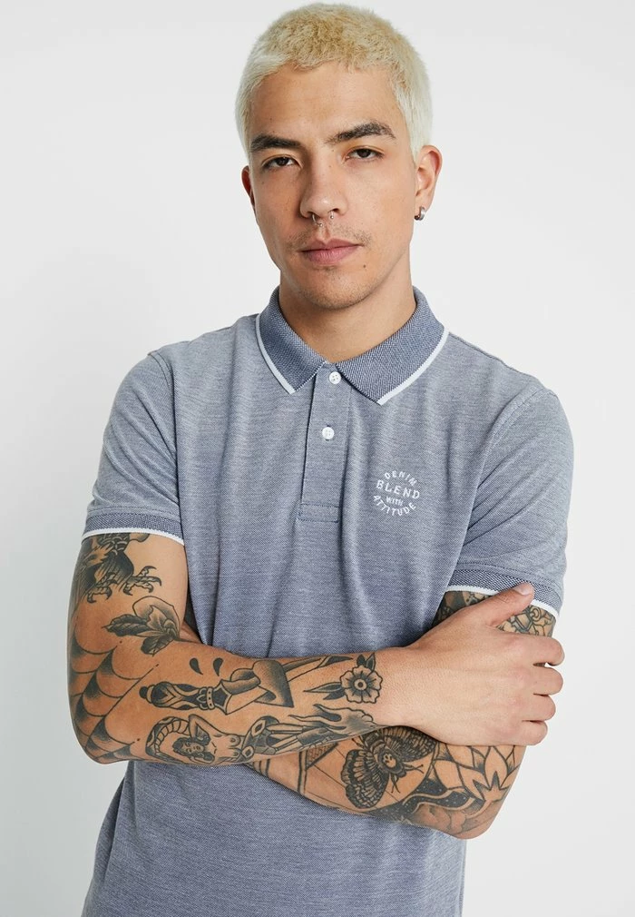 Acheter 🛒 Blend BHBHNATE POLOSHIRT - Polo - Denim Blue 🛒 – Image 4