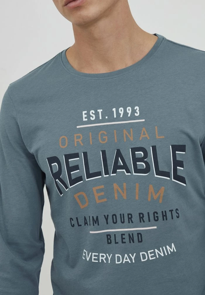 Sortie ⌛ Blend BHGEORG - T-shirt à Manches Longues - Bluestone ⭐ – Image 4