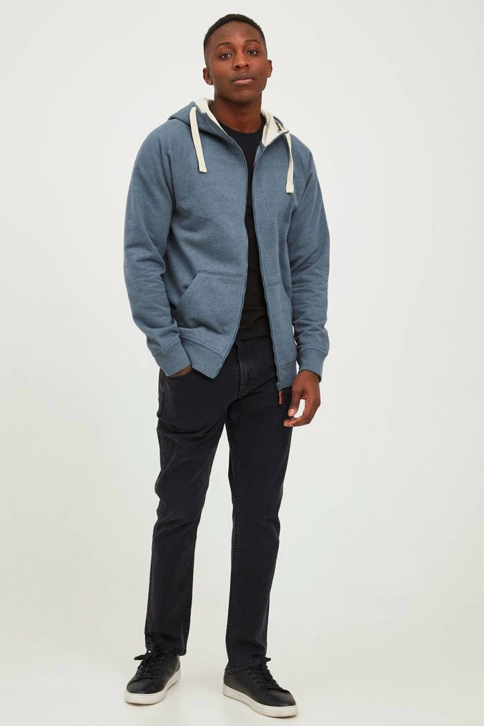 Vente flash 🔥 Blend BHSPEEDY - Sweat à Capuche Zippé - Ensign Blu ⭐ – Image 2