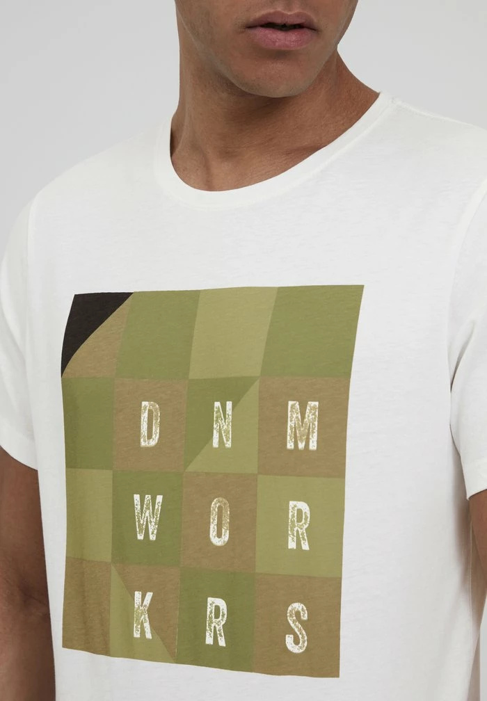 Coupon 🌟 Blend BHHERREN - T-shirt Imprimé - Egret 👏 – Image 4