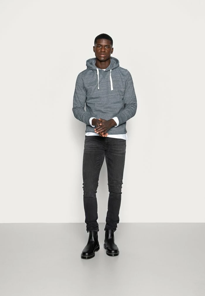 Top 10 🧨 Blend BHBHALTON HOOD SWEATSHIRT - Sweat à Capuche - Dark Navy Blue ⌛ – Image 2