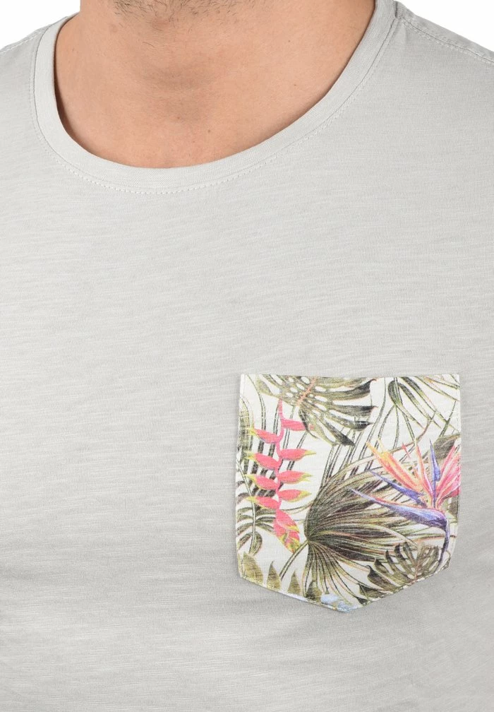 Le moins cher 💯 Blend BHFLORENS - T-shirt Imprimé - Chip Grey ✔️ – Image 4