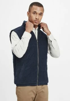 Nouveau 💯 Blend BHSOMION - Veste Sans Manches -👗 Dress Blues ✔️