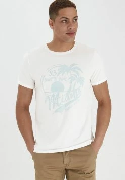 Promo 😀 Blend BHPERRY - T-shirt Imprimé - Offwhite 🔔